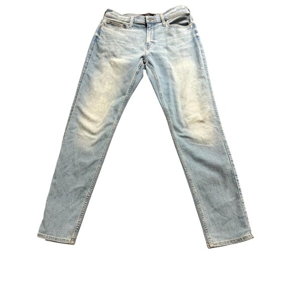 Hollister California Women's Athletic Skinny Jeans Advanced Stretch Blue W34/L32 - Picture 1 of 9